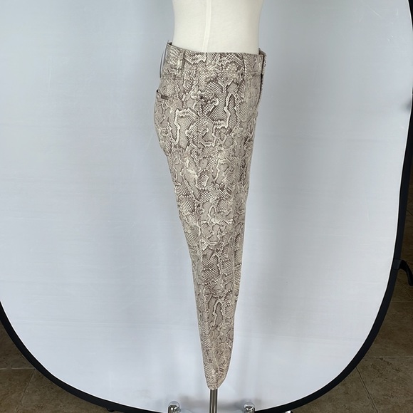 NWT WHBM Highrise Sculpt Skinny Brown snake 2R - Picture 9 of 16